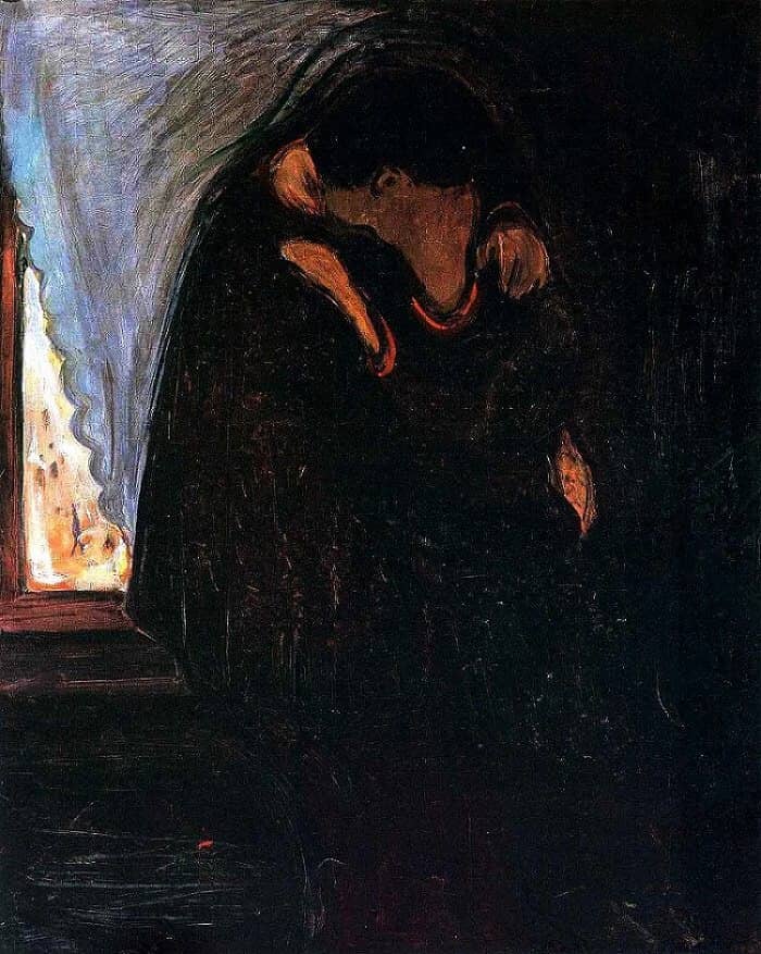 The Kiss, 1897 by Edvard Munch