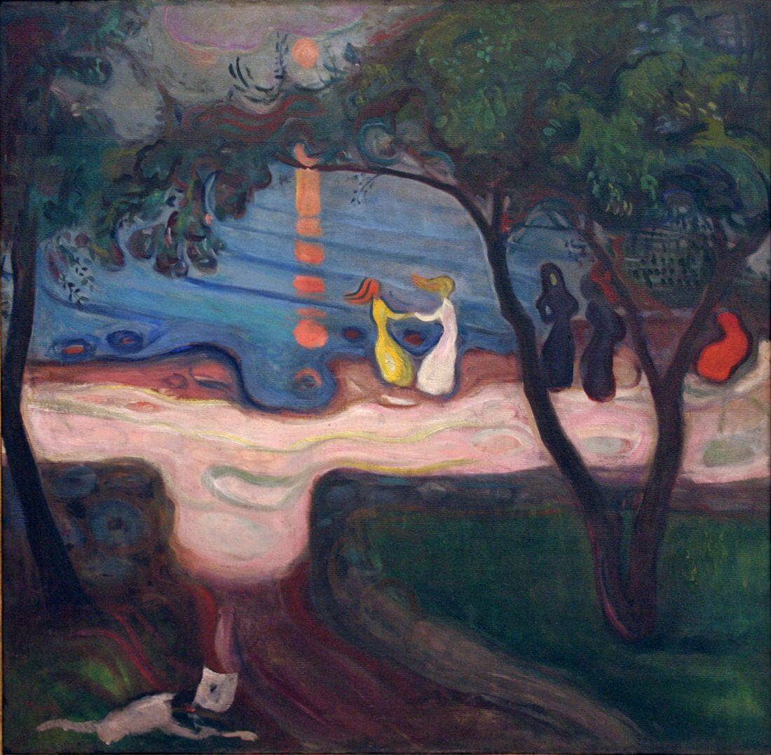 Dance on the Shore, 1900-02 by Edvard Munch