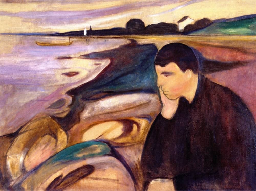 Melancholy, 1894 by Edvard Munch