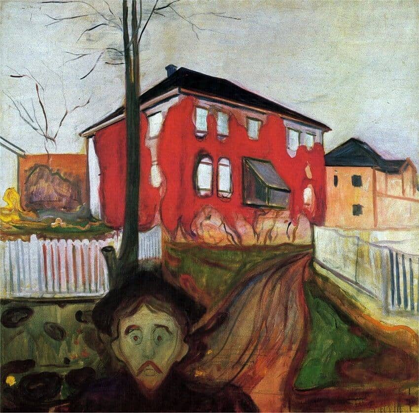 Red Virginia Creeper, 1898-1900 by Edvard Munch