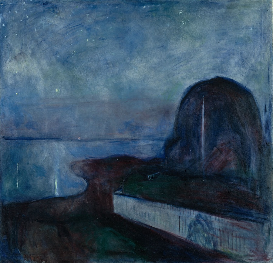 Starry Night, 1893 by Edvard Munch