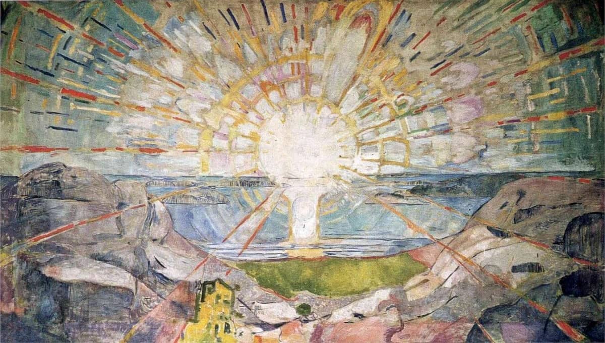 The Sun, 1909 by Edvard Munch