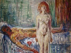 The Death of Marat by Edvard Munch