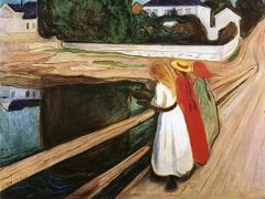 Girls On The Bridge by Edvard Munch