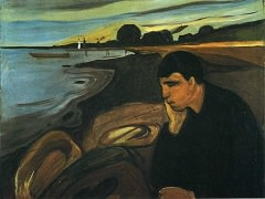 Melancholy by Edvard Munch