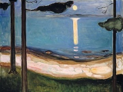 Moonlight by Edvard Munch