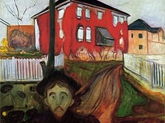 Red Virginia Creeper by Edvard Munch