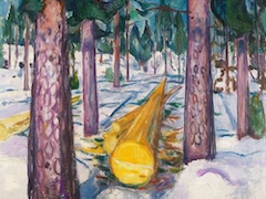 The Yellow Log by Edvard Munch