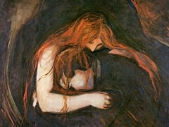 Vampire by Edvard Munch