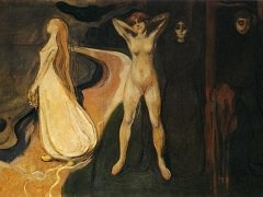 Woman in Three Stages by Edvard Munch